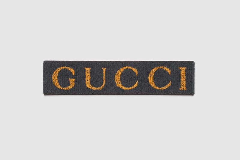 Gucci 推出全新定價 $270 美元之品牌字樣頭帶