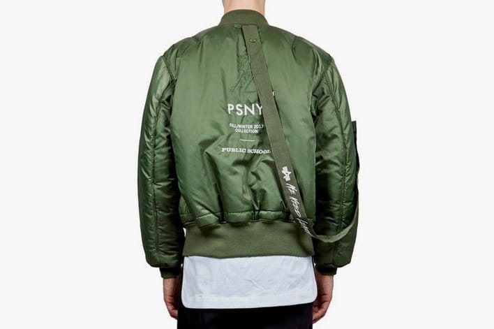 Public School x Alpha Industries 合作打造別注版美製 MA-1