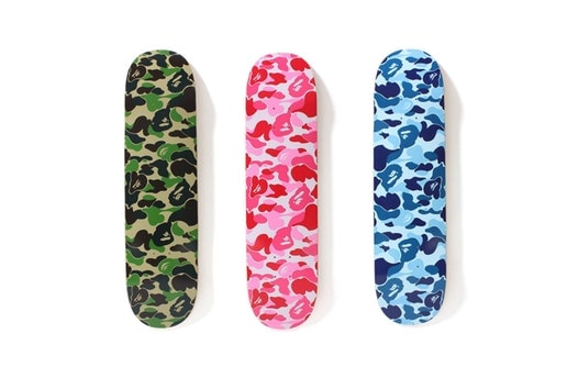 BAPE 以定番 ABC Camo 配色推出滑板套裝