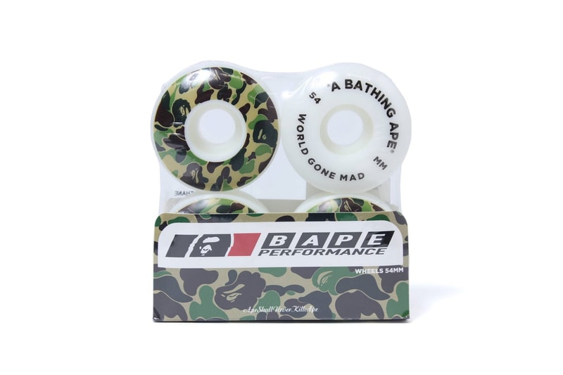 BAPE 以定番 ABC Camo 配色推出滑板套裝