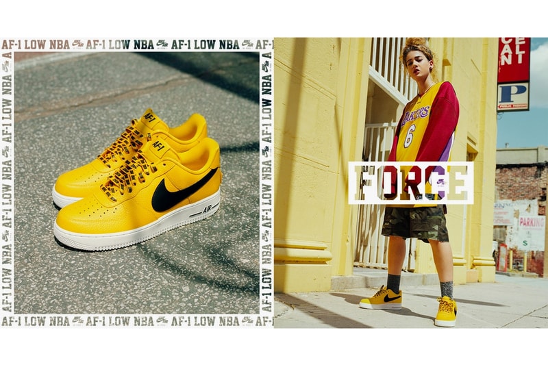 Nike 官方釋出 Air Force 1 NBA 宣傳造型錄