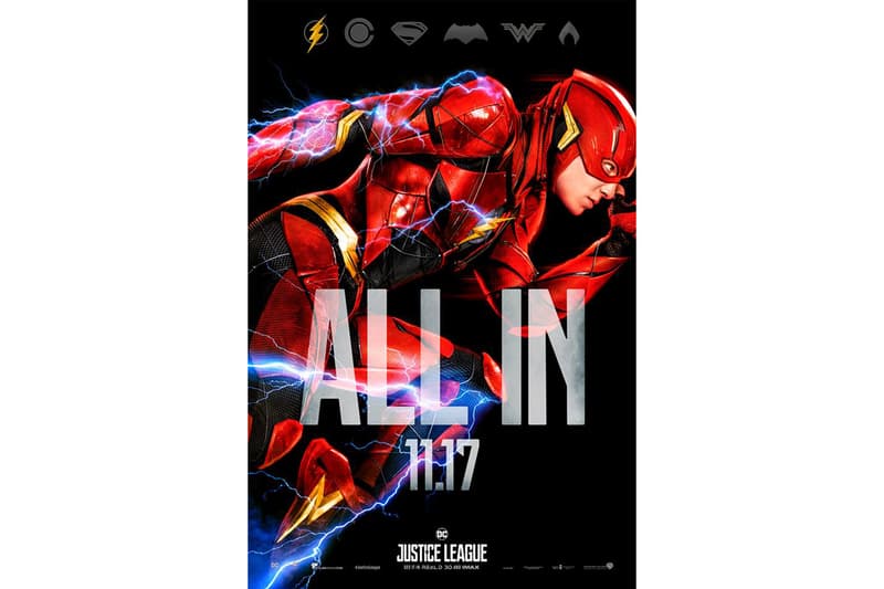 新預告即將釋出!《Justice League》全新角色海報正式曝光