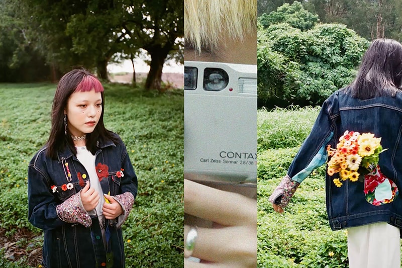 #AlterAtelier 將 Levi’s® Trucker Jacket 內外翻轉創作，繡上花卉改造