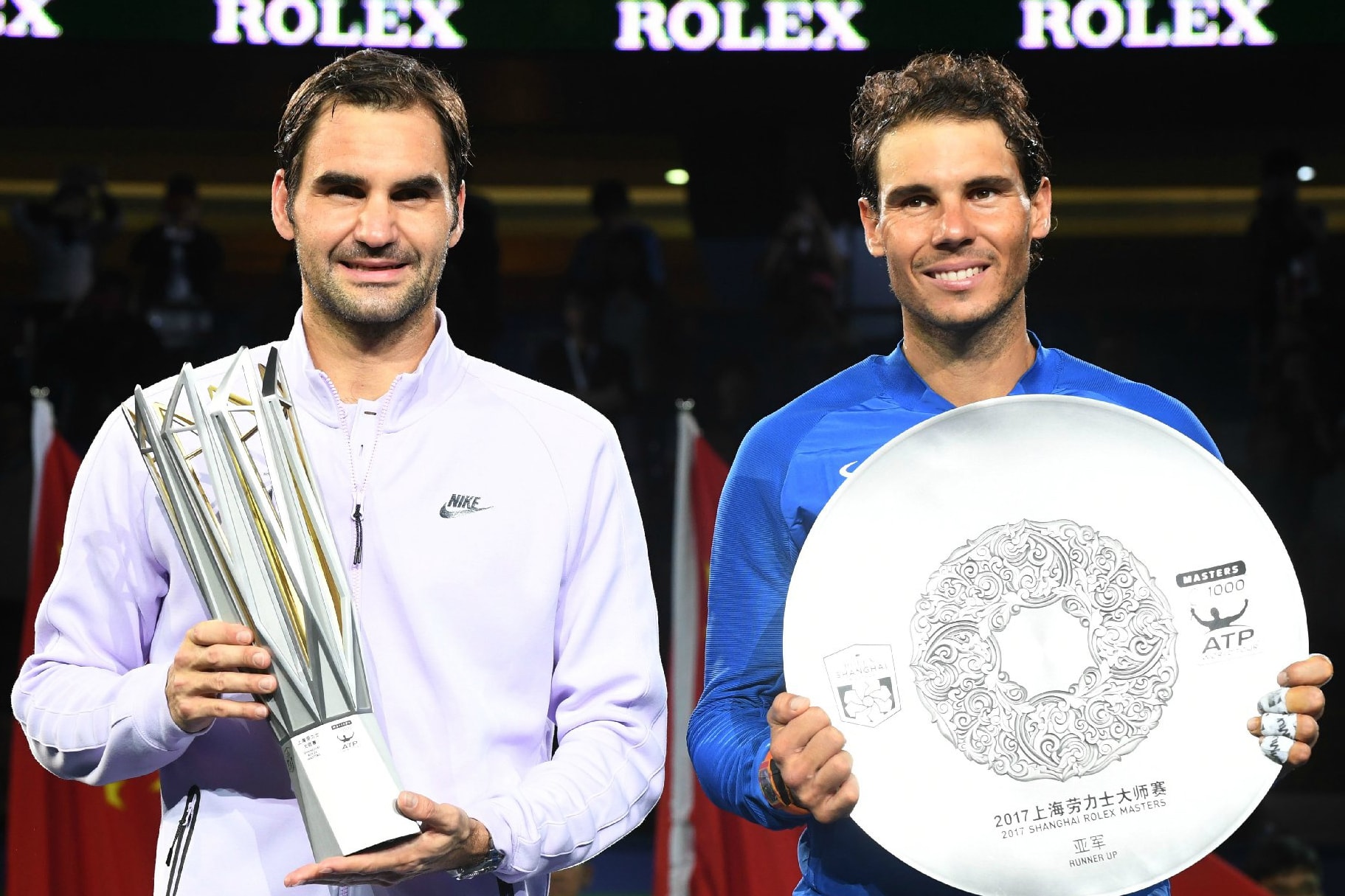 Roger Federer 擊敗 Rafael Nadal 勝出上海大師賽單打決賽