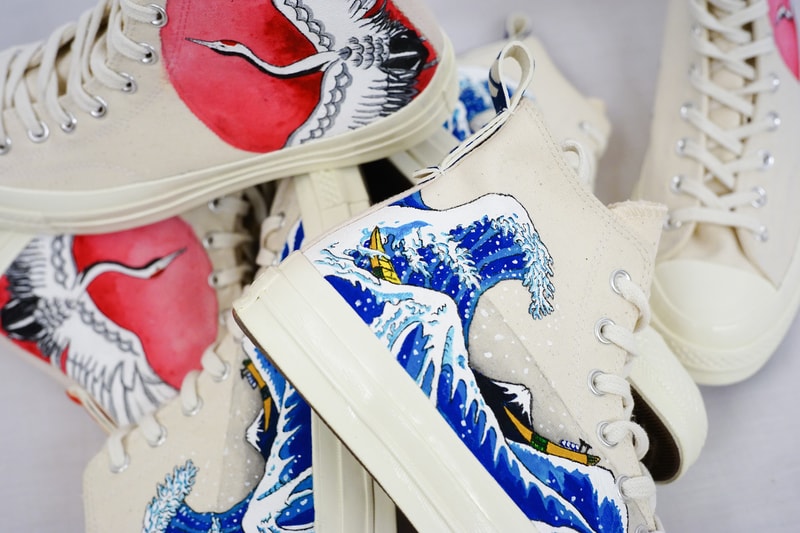 Simple Union X The Flying Hwak Studio 聯乘定製 Converse 1970「Ukiyo-e」系列