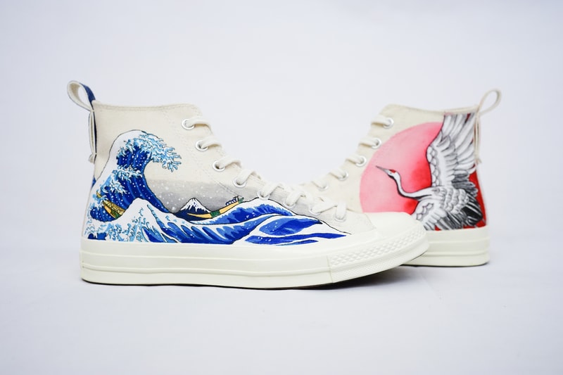 Simple Union X The Flying Hwak Studio 聯乘定製 Converse 1970「Ukiyo-e」系列