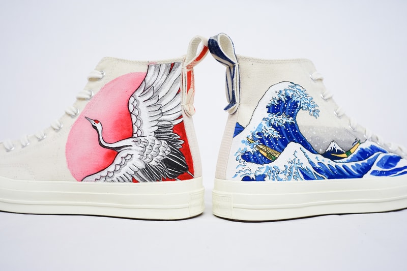 Simple Union X The Flying Hwak Studio 聯乘定製 Converse 1970「Ukiyo-e」系列