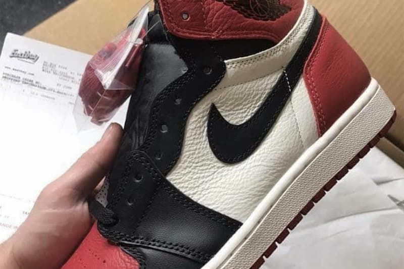 純屬意外？網友疑似搶先收到 Air Jordan 1「Bred Toe」未發售鞋款