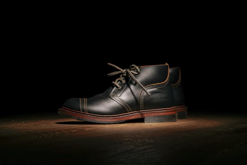 近賞 Red Wing x Nigel Cabourn B-5 Chukka 聯乘鞋款