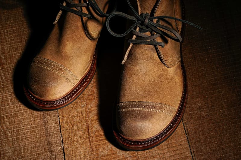 近賞 Red Wing x Nigel Cabourn B-5 Chukka 聯乘鞋款