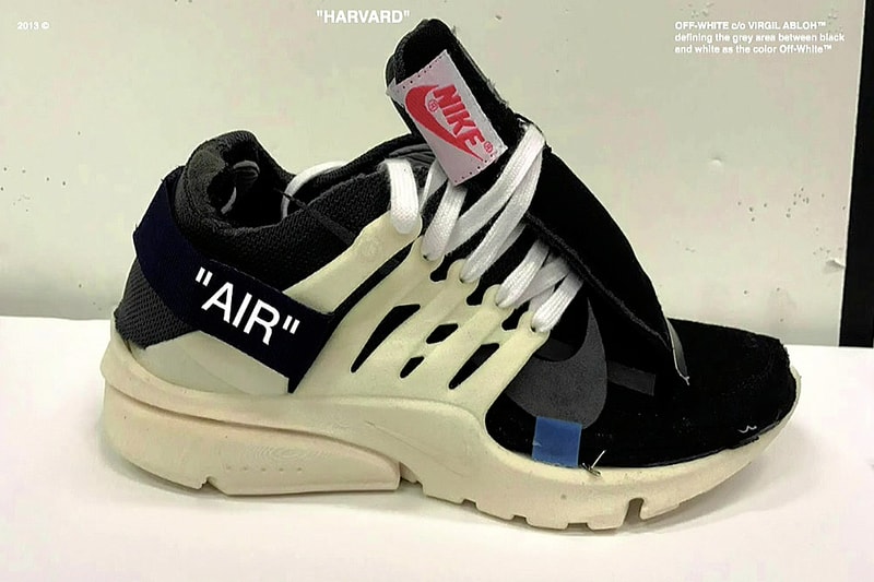 Virgil Abloh 公開未曾曝光之 Virgil Abloh x Nike 樣辦