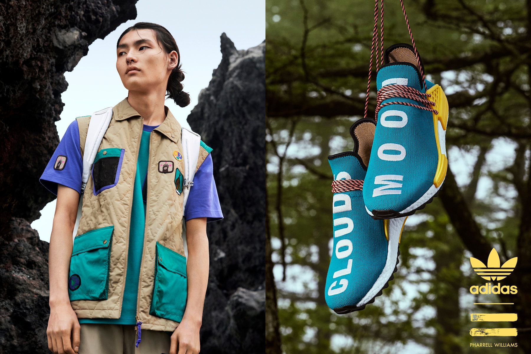 adidas Originals = PHARRELL WILLIAMS 最新「Hu Hiking」系列正式登場