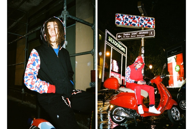 紅白藍猿味－A BATHING APE® 釋出巴黎別注系列造型錄