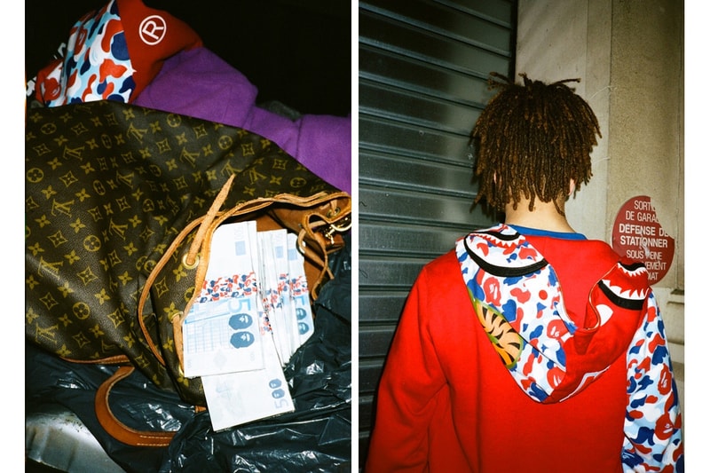 紅白藍猿味－A BATHING APE® 釋出巴黎別注系列造型錄