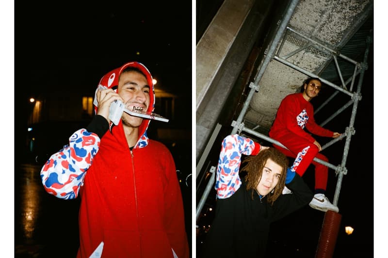 紅白藍猿味-A BATHING APE® 釋出巴黎別注系列造型錄