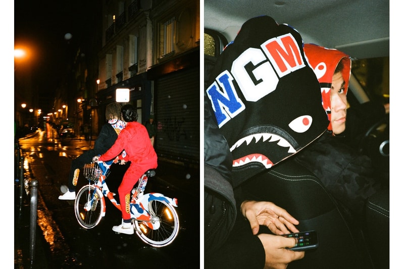 紅白藍猿味－A BATHING APE® 釋出巴黎別注系列造型錄