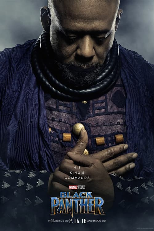 Wakanda 文化盡現!MARVEL 電影《黑豹》釋出全新個人海報