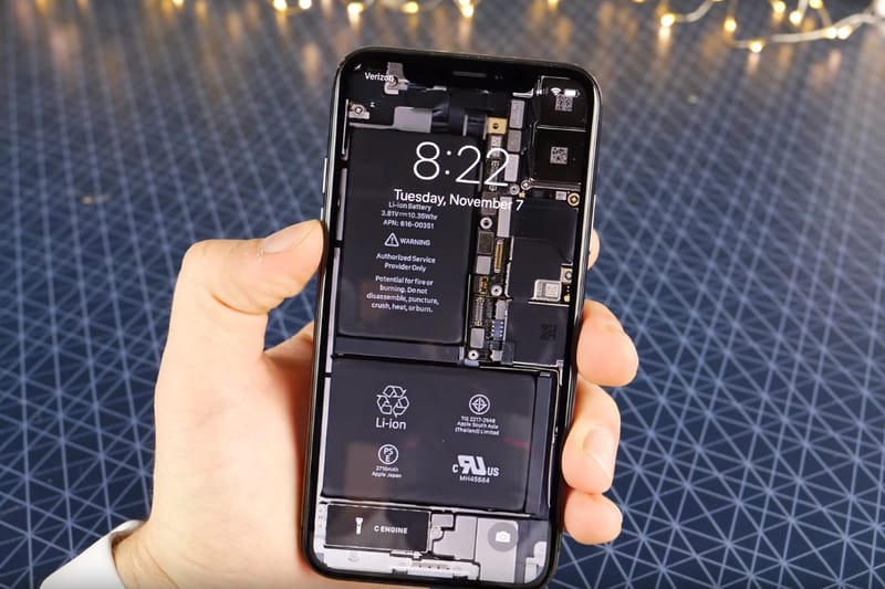 視覺全開 - 達人用家將 iPhone X 改造成全透明背殼
