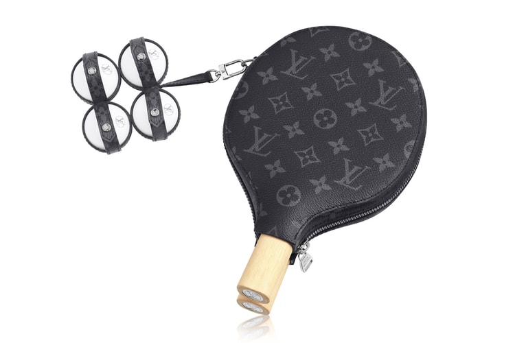 最奢華運動單品到著!Louis Vuitton 推出全新乒乓球拍套裝
