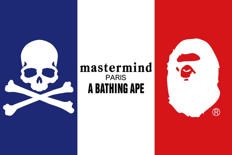 致賀巴黎店－A BATHING APE® x mastermind JAPAN 推出限定別注