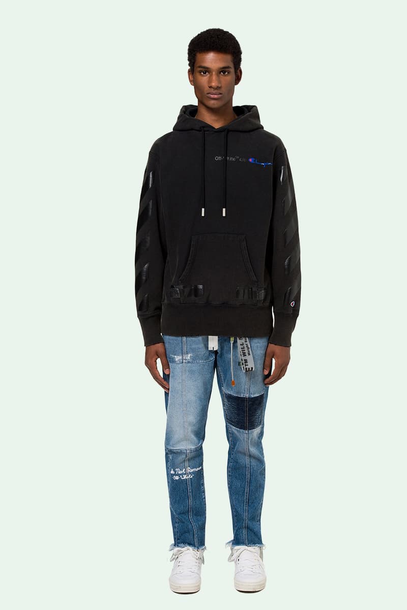 突擊上架!OFF-WHITE x Champion 聯名單品預覽