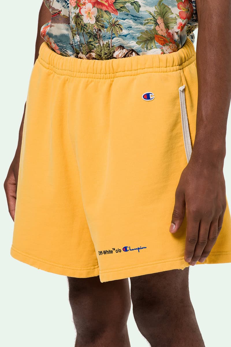 突擊上架!OFF-WHITE x Champion 聯名單品預覽