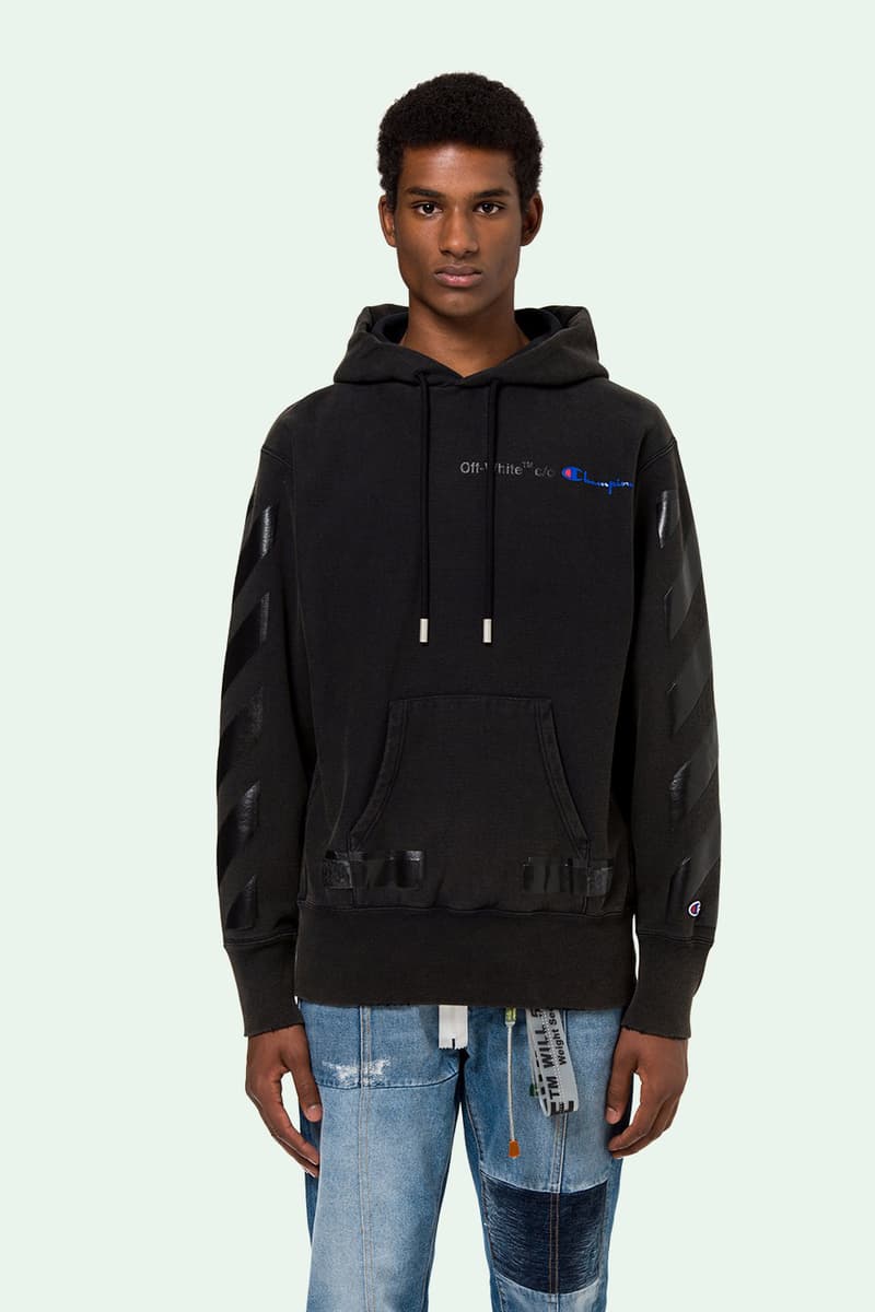 突擊上架!OFF-WHITE x Champion 聯名單品預覽