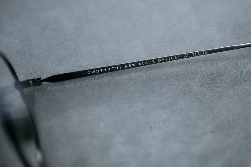 OWDEN Eyewear 聯乘 The New Black Optical 限定「七寶燒」Berlin 鏡架