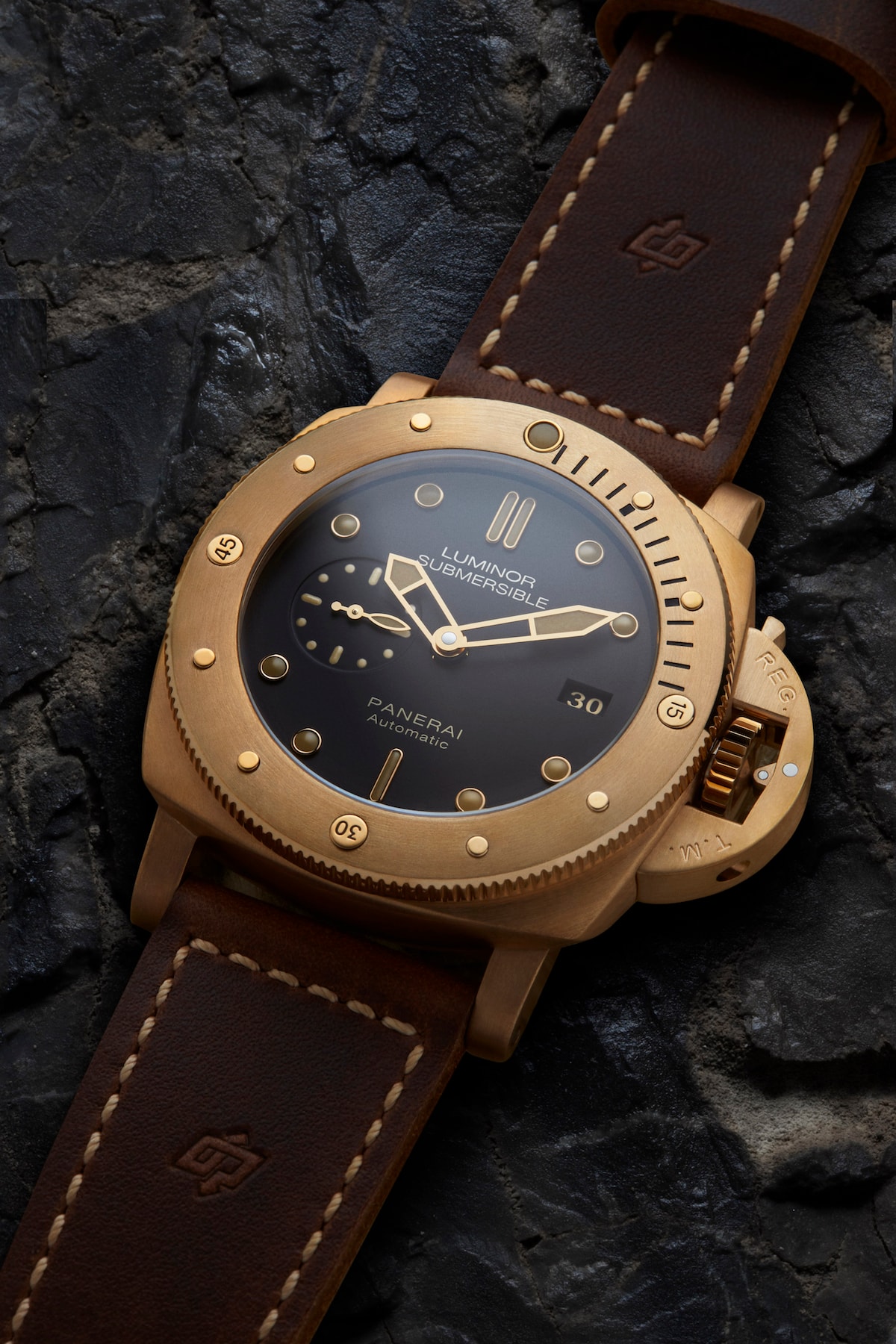 Panerai 青銅潛水青銅腕錶 Luminor Submersible 1950 將於 Sothebys 網上獨家拍賣