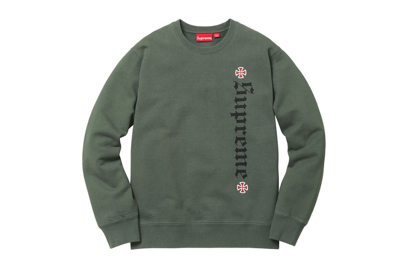 Supreme x Independent 2017 秋冬聯乘系列