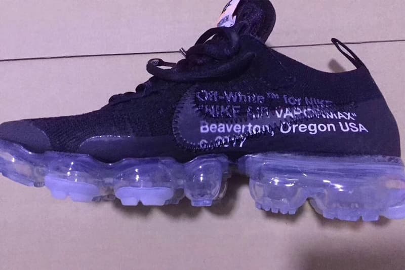 Virgil Abloh x Nike Air VaporMax 2018 年聯乘鞋款意外曝光？