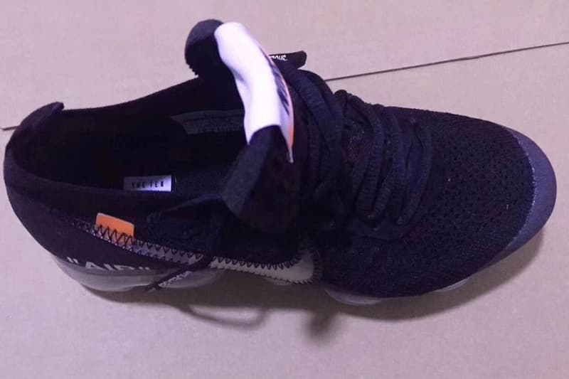 Virgil Abloh x Nike Air VaporMax 2018 年聯乘鞋款意外曝光？