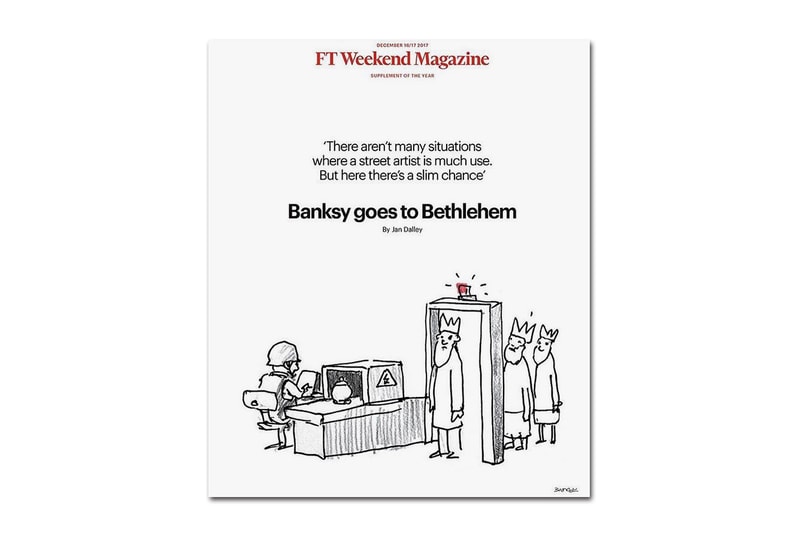 神秘街頭藝術家 Banksy 接受《FT Weekend》獨家專訪