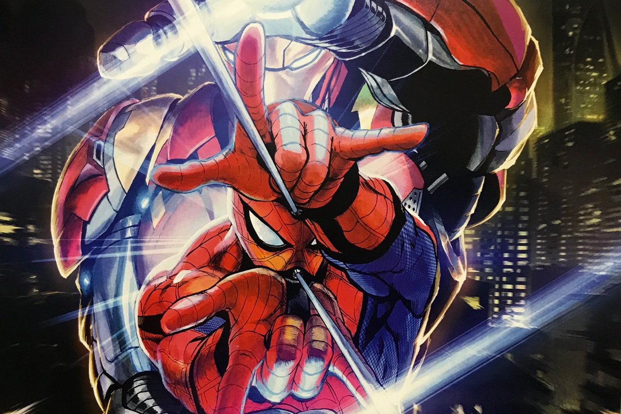 再顯功架 - 村田雄介再次獻技繪畫《Spider-Man: Homecoming》海報插圖