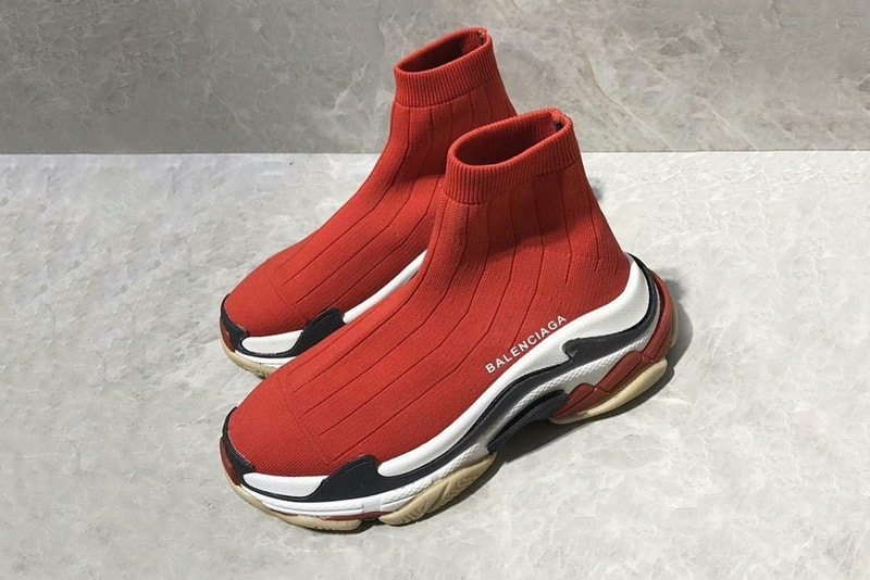最強人氣合體？Balenciaga Triple S + Speed Trainer 客製鞋款