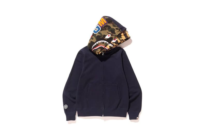 一隻鯊魚不夠！BAPE 推出全新 Double Shark Hoodie 系列