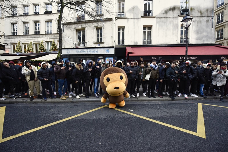 直擊 BAPE 巴黎全新門店首賣排隊盛況