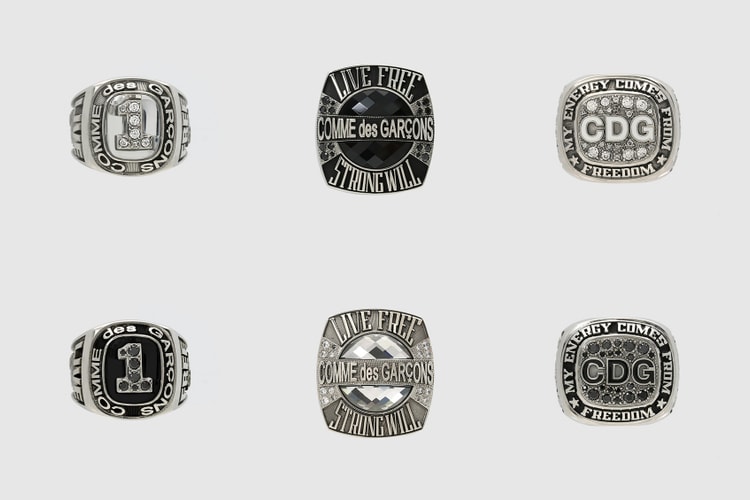 冠軍指環!COMME des GARÇONS 最新「CHAMPION」戒指系列登場