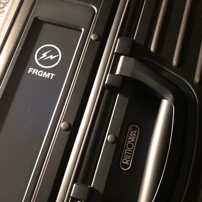 疑似 fragment design x Rimowa 聯名旅行箱曝光