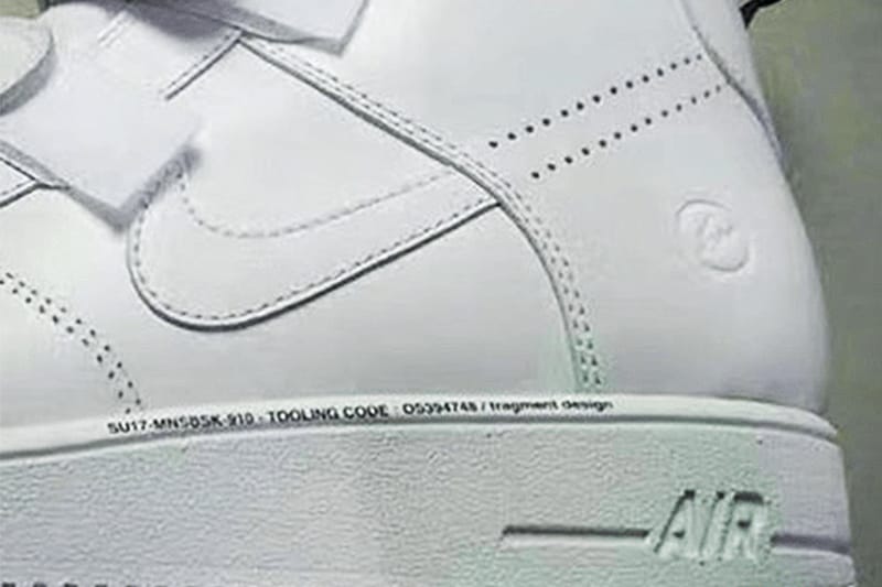 Fragment Design x Nike Air Force 1 三十五周年別注鞋款曝光？！