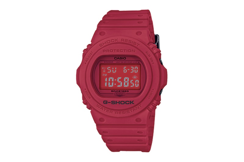 35 周年別注！G-Shock 全紅「Red Out」系列即將登場！
