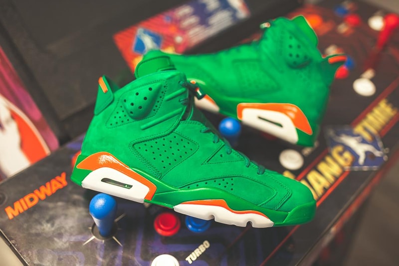 近賞 Gatorade x Air Jordan 6「Pine Green」聯乘配色