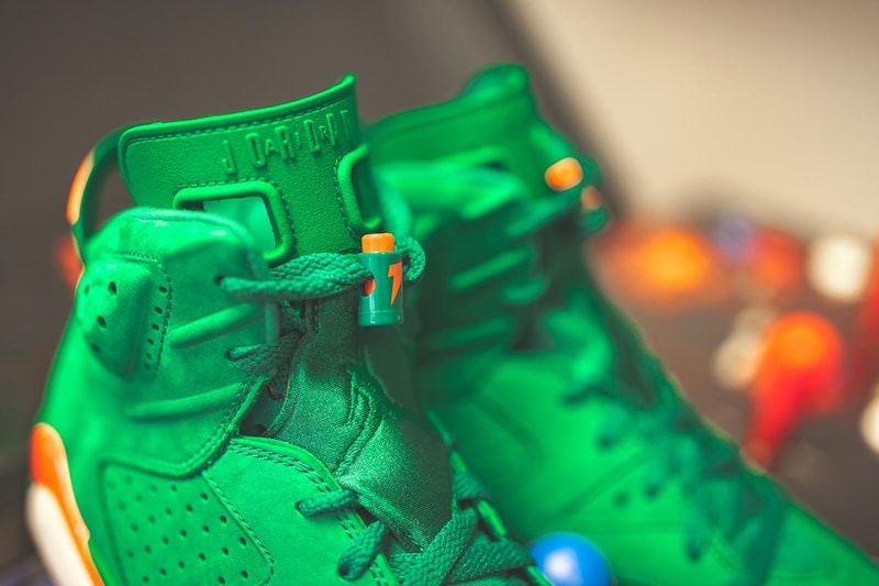 近賞 Gatorade x Air Jordan 6「Pine Green」聯乘配色