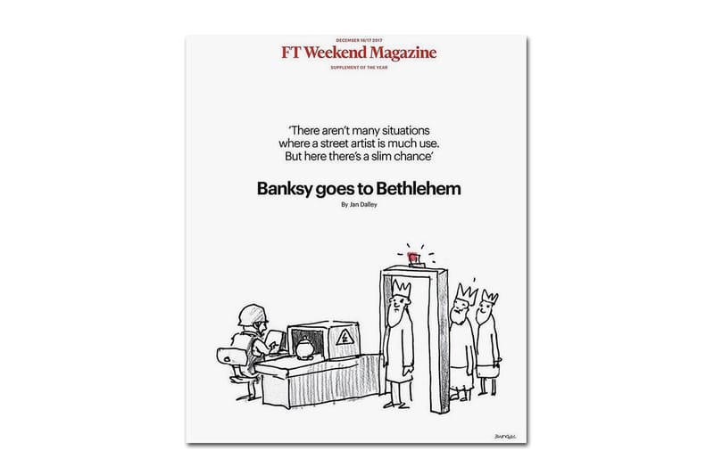 神秘街頭藝術家 Banksy 接受《FT Weekend》獨家專訪