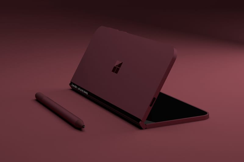 Microsoft  可折疊 Surface Phone 手機概念圖曝光