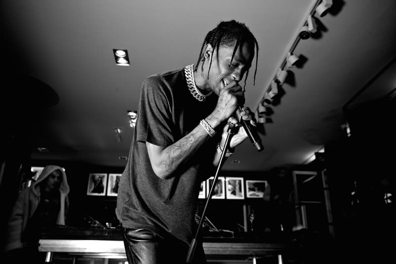 Saint Laurent x Travis Scott 別注黑膠唱片發佈酒會現場回顧