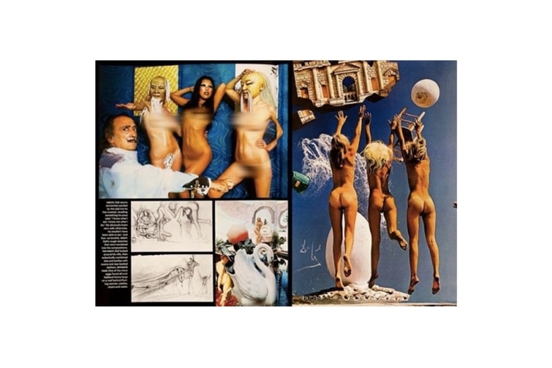 超現實主義藝術家 Salvador Dali 與《Playboy》合作曝光