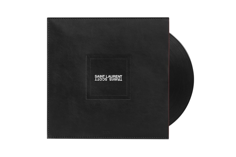 Travis Scott x Saint Laurent 合力製作別注限量版黑膠唱片