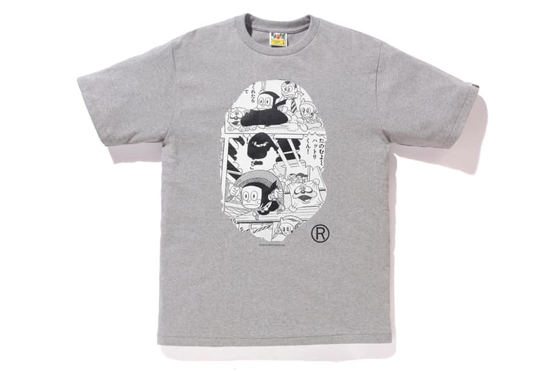 猿顏忍者-A BATHING APE® x HATTORI-KUN 推出聯乘系列