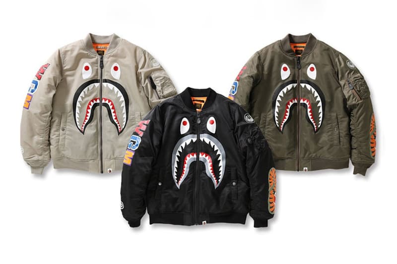 A BATHING APE®「SHARK MA-1」 即將發售！